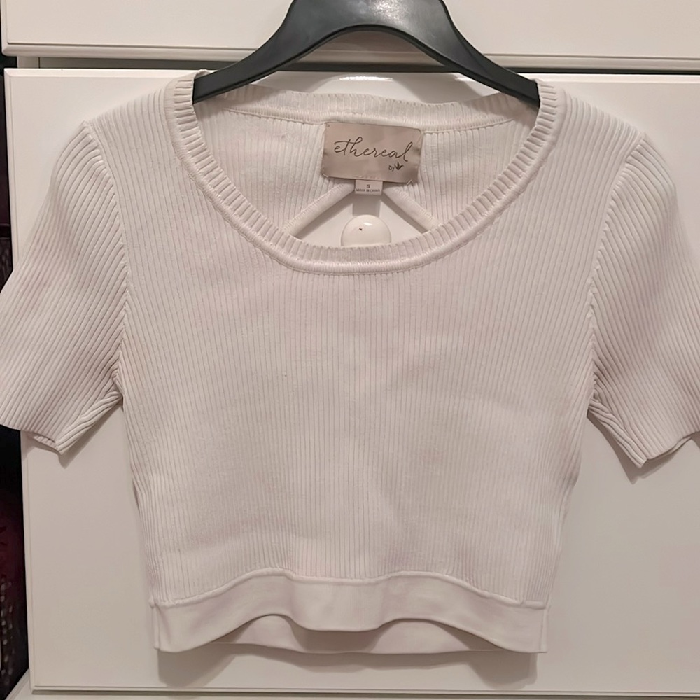 Ethereal white top!